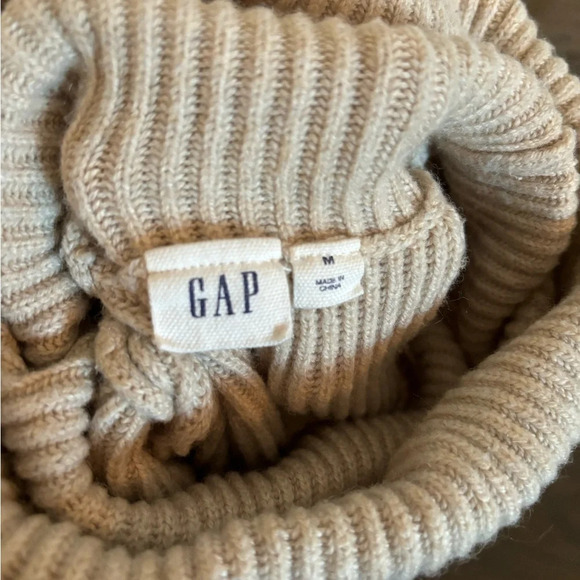Gap Merino Blend Sleeveless Turtleneck Sweater Women's Medium Classic - Picture 5 of 5